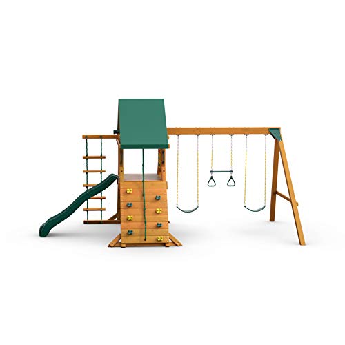 Gorilla Playsets High Point Wood Swing Set Amber