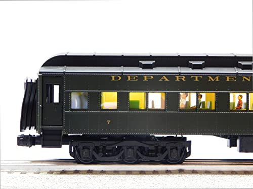 Lionel Bureau of Mines 18" Passenger Car 2 Pack O Gauge Railroad Black/Green