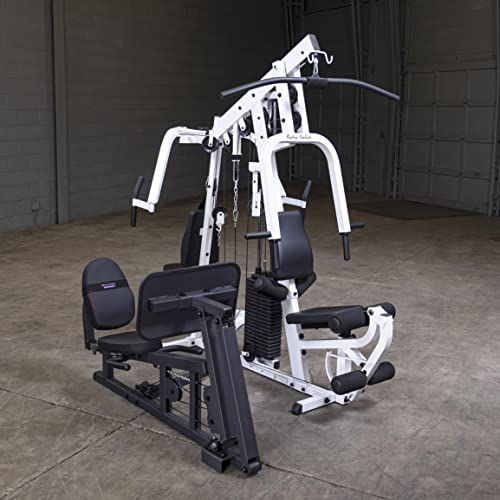 Body-Solid (EXM2500LPS) Multi-Station Home Gym Machine, Arm & Leg Strength Training Functional Exercise Workout Station White