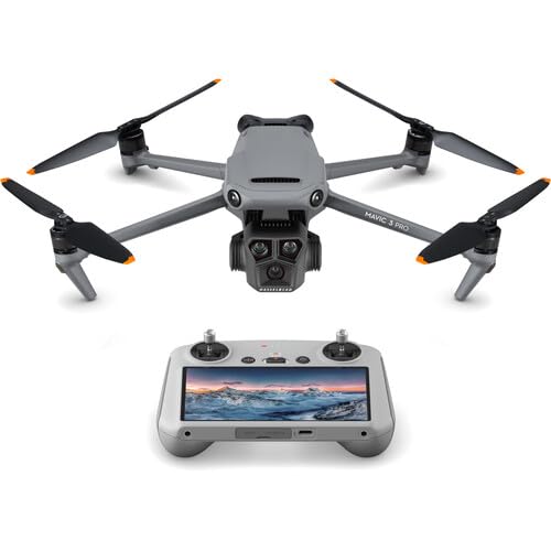 DJI Mavic 3 Pro Drone Fly More Combo Triple-Camera Silver