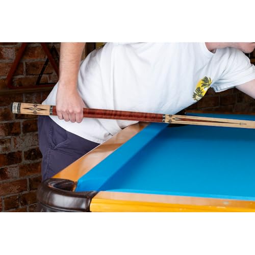 Spartan Billiards Pool Cue Stick Coffee Stained Handle 18oz Multi