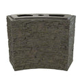 Aquascape Large Curved Stacked Slate Fountain Wall Base