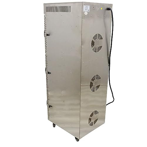 HayWHNKN 36-Tray Food Dehydrator Machine Stainless Steel Silver