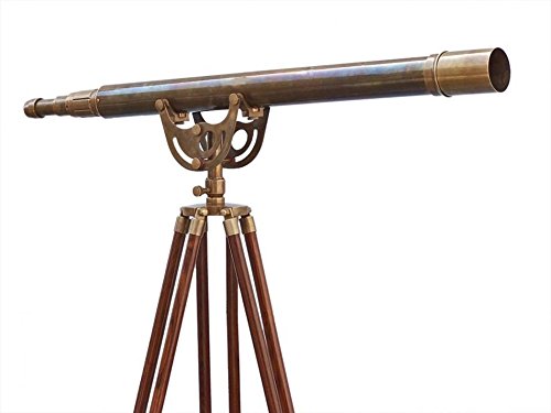 Handcrafted Model Ships Antique Brass Anchormaster Telescope 65
