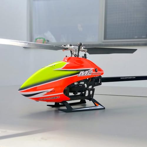 OMPHOBBY M2 Explore RC Helicopter Dual-Brushless Motor 6CH 3D Flight BNF Yellow