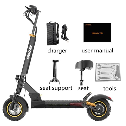 iENYRID Adults Electric Scooter 800W Motor Offroad Black