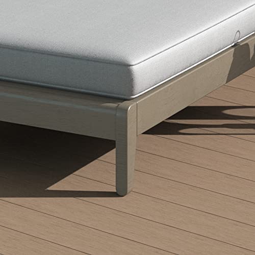 Homestyles Sustain Outdoor Chaise Lounge Gray