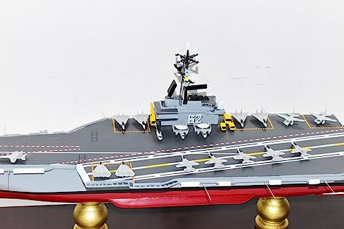 Squadron Nostalgia LLC USS Independence CV-62 Aircraft Carrier Scale Model Mahogany Multi-Colored