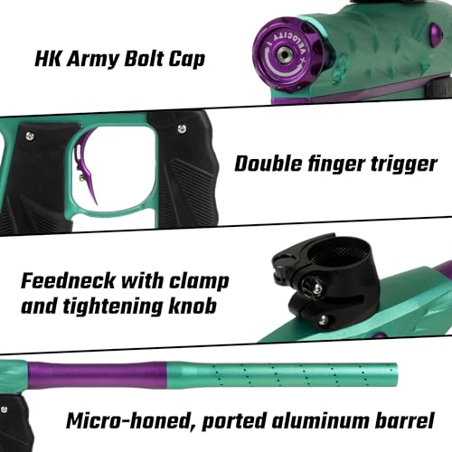 Generic HK Army Empire Mini GS Electronic Paintball Marker Teal/Purple