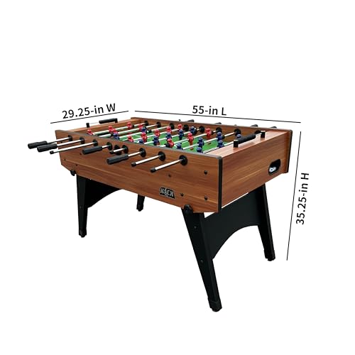 KICK Dreamfyre 55" Foosball Table Brown