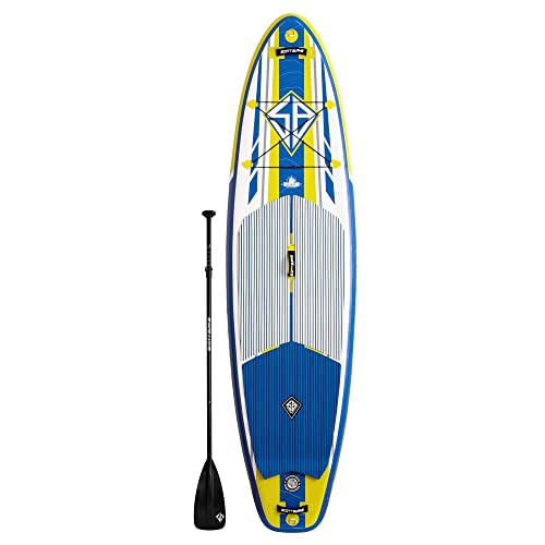 Scott Burke Inflatable Stand Up Paddle Board I-SUP Blue/Yellow