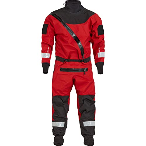 NRS Ascent SAR Dry Suit Red