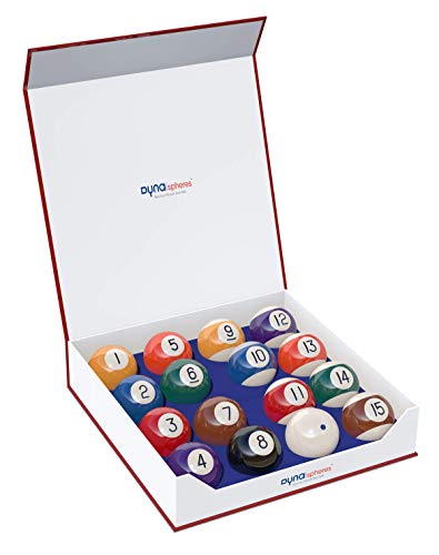 Dynasphere Gold Pool Balls Set Blue Gold