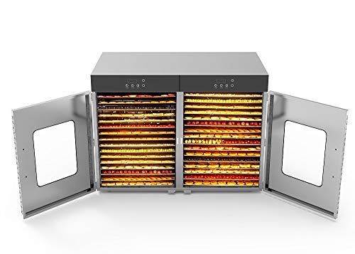 Kolice Commercial High Capacity 32-Tier Dried Fruit Machine Stainless Steel