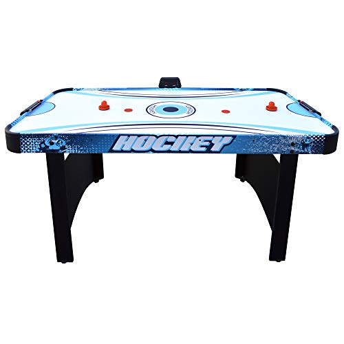 Hathaway Enforcer 5.5-ft Air Hockey Table with Electronic Scoring Blue/White