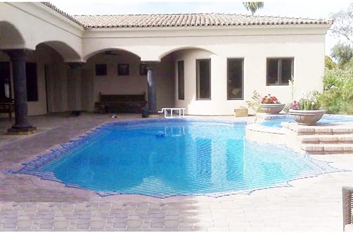 WaterWarden Premium Inground Pool Safety Net Cover 20' x 40' Blue