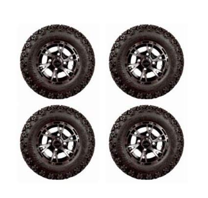 3G Lift Kit Combo with 10" Flash Wheels and Tires for Club Car DS Golf Carts 2004+