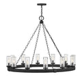 Hinkley Sawyer Large Black Outdoor Pendant Light