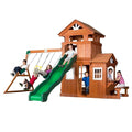 Backyard Discovery Shenandoah Cedar Playset Swing Set Brown