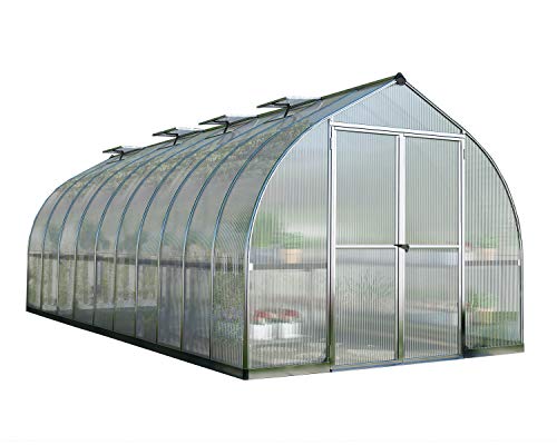 Palram Canopia Bella 8' x 20' Greenhouse Silver