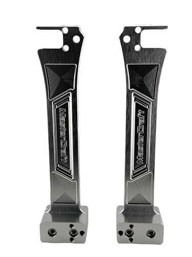 Push Industries Slalom Arm Extension Kit for MasterCraft Wakeboard Racks (Replaces OEM 53491) Silver