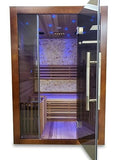 HEALTH AND MED.COM Canadian Red Cedar Wood Indoor Swedish Steam Sauna Wood