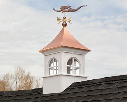 Good Directions Smithsonian Fairfax Vinyl Cupola 26" x 43" White