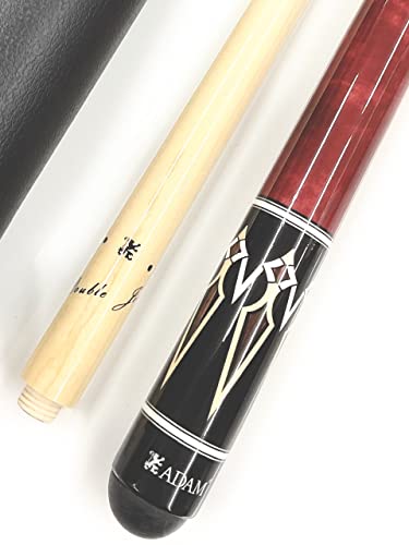 Generic Carom Cue Adam Sendai with Case for 3 Cushion Billiards