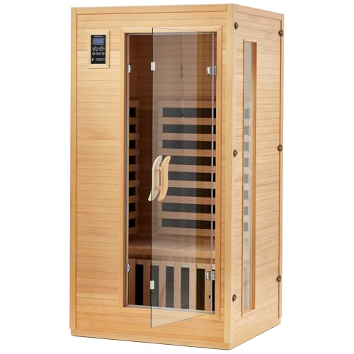 GarveeLife Infrared Sauna 1-2 Person Low EMF Wooden