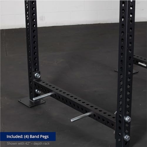 Titan Fitness 90" Black Bolt-Down Power Rack 36" Depth
