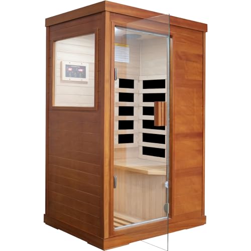 Daleyzay 1 Person Mini Far Infrared Sauna Natural