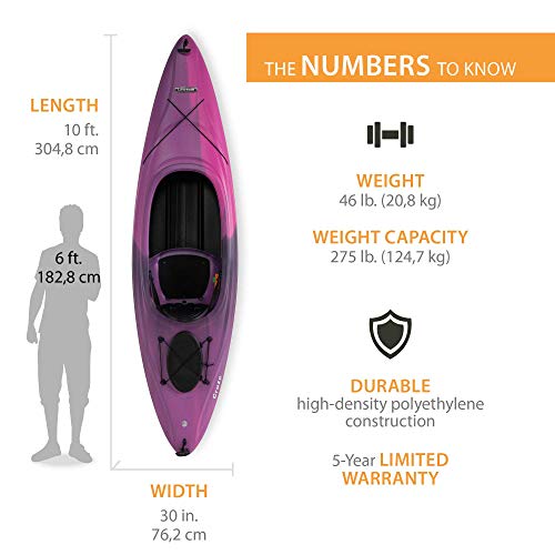 Lifetime Cruze 100 Sit-in Kayak Orchid Fusion