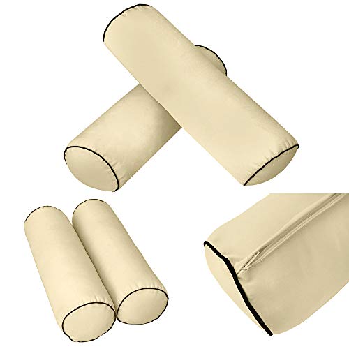 Prolinemax Style2 Twin-XL Outdoor Daybed Mattress Cushion Set with Bolster Pillow AD103
