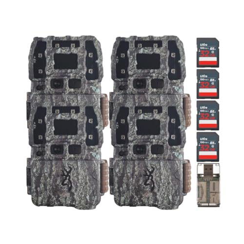 Browning Trail Cameras Strike Force Pro DCL Nano 26MP Bundle with 32GB Memory Cards and Card Reader