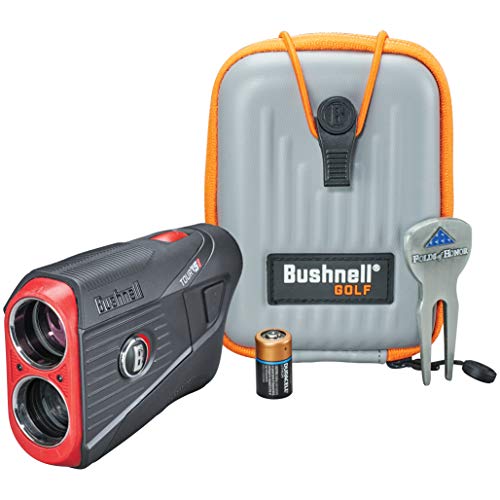 PlayBetter Bushnell Tour V5 Shift (Slope) Golf Laser Rangefinder +Patriot Pack Gift Box
