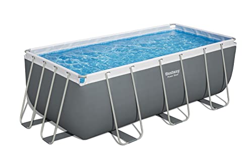 Bestway Power Steel Above Ground Pool Set White/Gray
