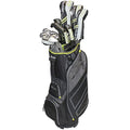 Tour Edge HL3 to-Go Mens Complete Golf Set Regular Flex Graphite RH Black Grey Green