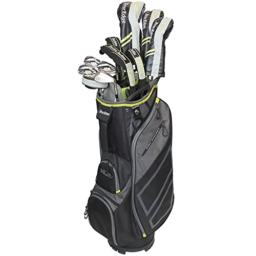 Tour Edge HL3 to-Go Mens Complete Golf Set Regular Flex Graphite RH Black Grey Green