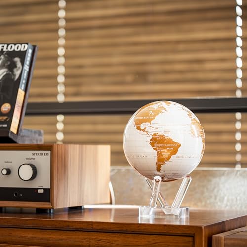 MOVA Globe Metallic White and Gold 6