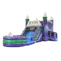 JumpOrange Commercial Grade Dark Night Wraparound Combo Inflatable 32' x 13' x 15'