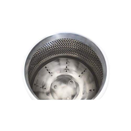 HayWHNKN Electric Salad Spinner 5.5 Gallon Stainless Steel Silver