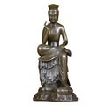 FENGSHUI-CAISHEN Pure Copper Meditating Buddha Statue Large Bronze