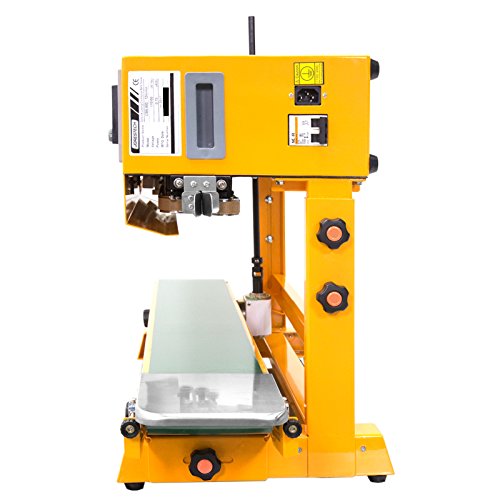 JORESTECH Continuous Plastic Bag Band Sealing Date Sealer Printer Machine Silver