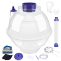 nLn Hope Balloon Stuffer Machine Kit with Pump Expander and Flower Tube Purple Transparent