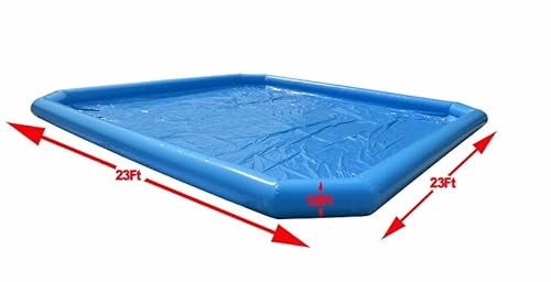 GEPAS Inflatable Pool Water Walking Ball with Blower 23x23x1.8ft Blue