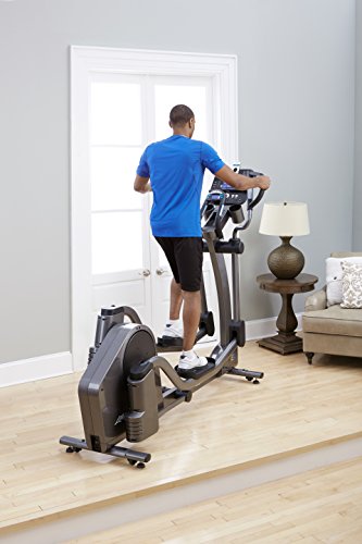 Life Fitness E5 Cross Trainer Elliptical Exercise Machine with Go Console Titanium