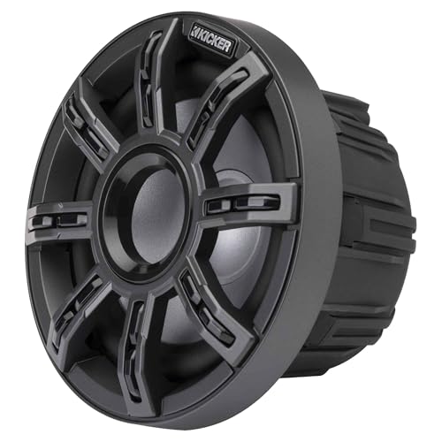 KICKER 51MSS654 MSS 6.5-Inch Premium Marine 4-Ohm LED Component System Pair