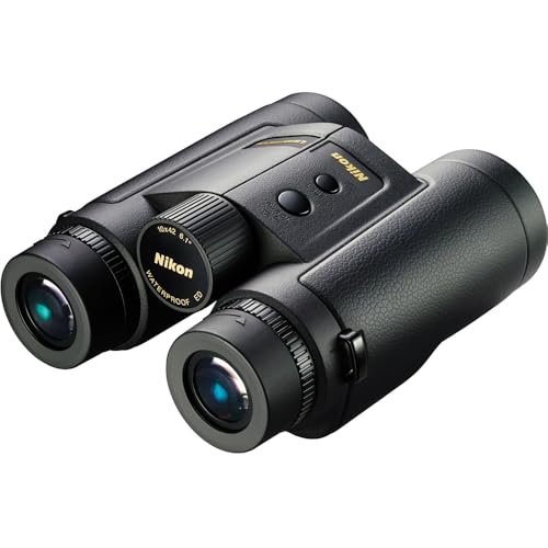 Nikon LaserForce 10x42 Rangefinder Binoculars Renewed Black