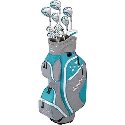 Tour Edge 2020 Lady Edge Full Set Turquoise/Grey/White Petite