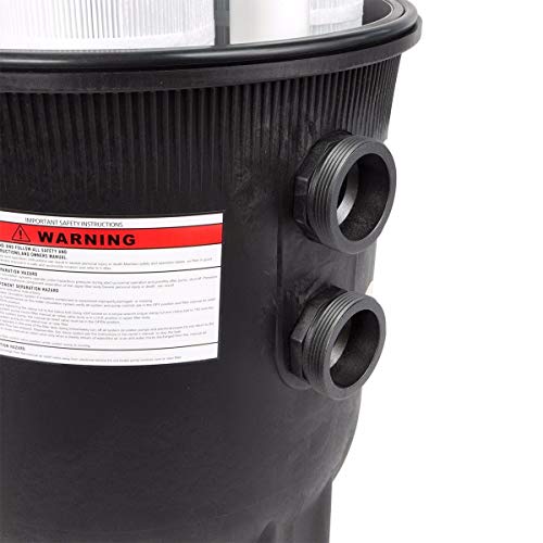 XtremepowerUS Pro-Series Pool Cartridge Filter In-Ground Swimming Pool and Spa Filter System Black